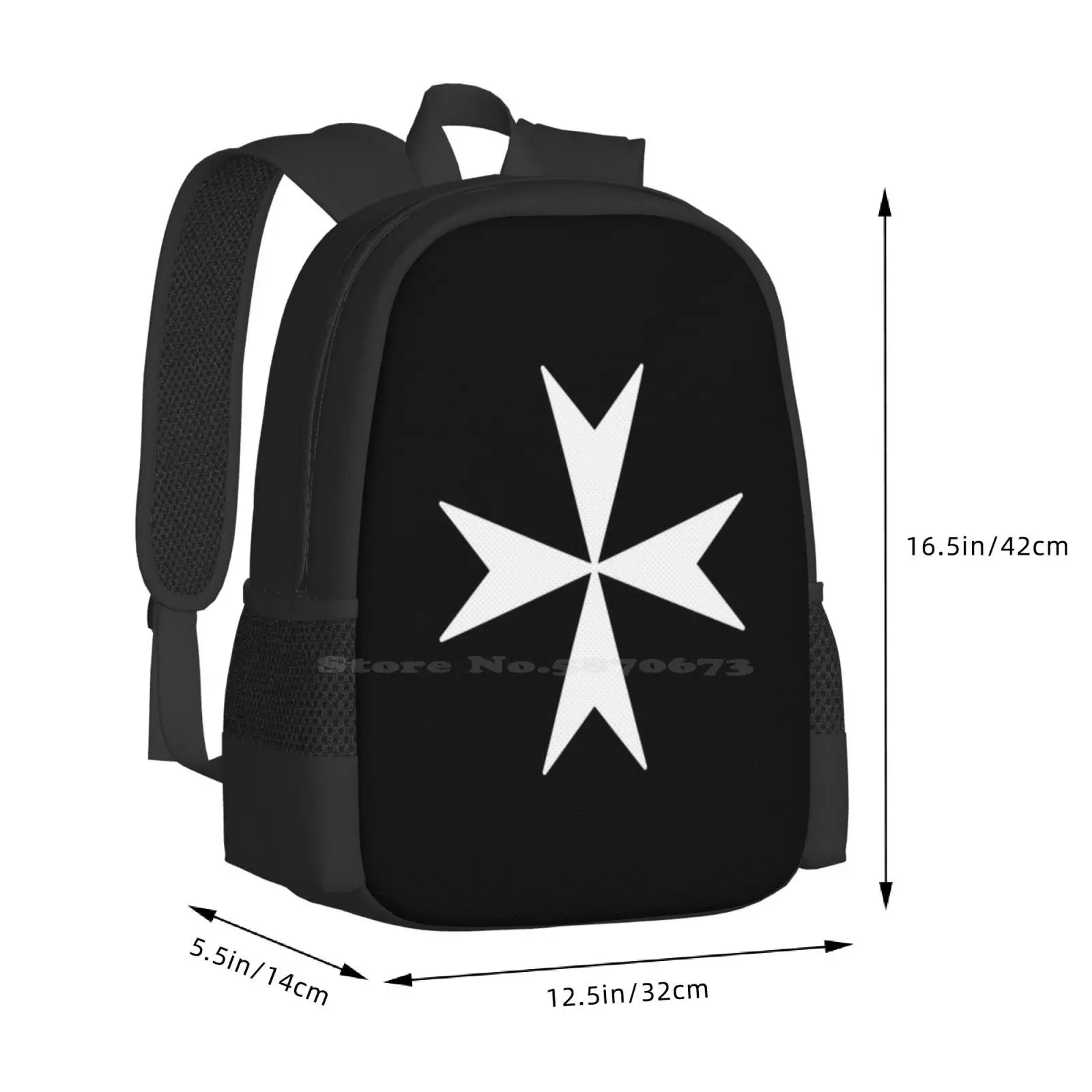 Кросс Мальты Ii-белый лидер продаж школьный рюкзак модные сумки Мальтийский крест