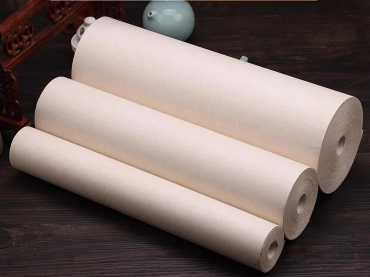 

Бумага под старину 20 м, 50 м, длинная рулетка из тутового шелкопряда, кисточка для бумаги, чернила для каллиграфии, бумага Xuan