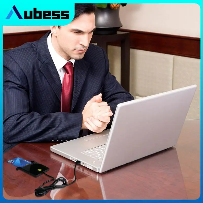 

Id Card Reader Cable Length About 1.5m High Quality Smart Card Intelligence Multiple Compatible Support Multi-languages Abs