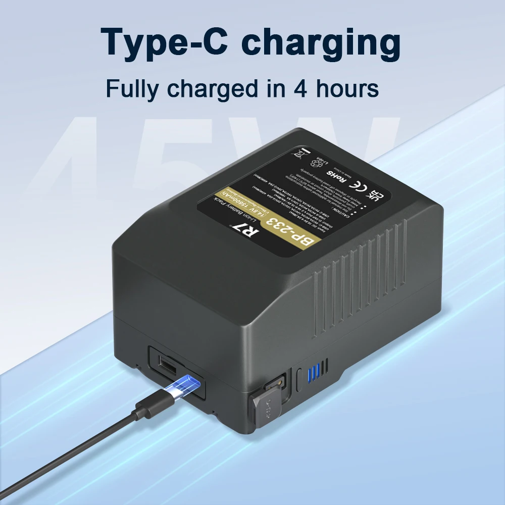 Мини-литиевая батарея с V-образным креплением BP-106 BP-199 BP-233