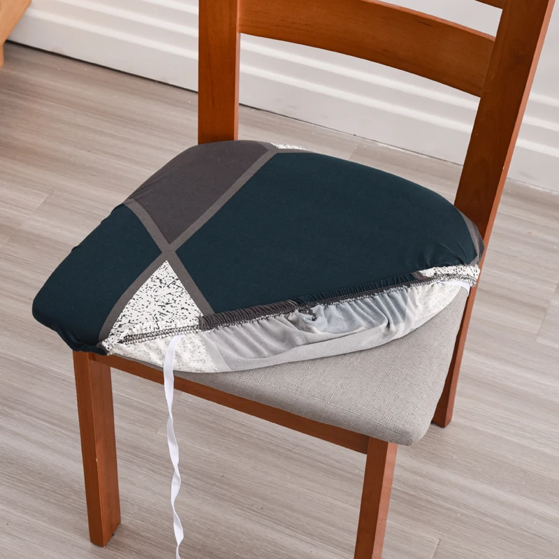 

Printed Chair Cover Stretch Seat Cover Chair Protector Slipcover Elastic Chair Cover for Home Dinning Kitchen Washable Removable