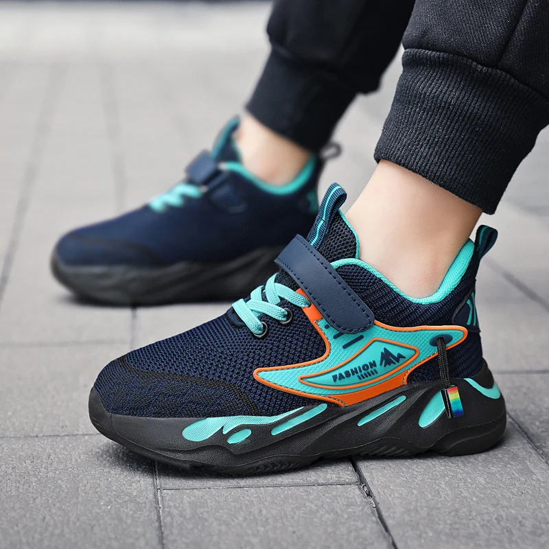 Children's Casual Running Sports Shoes Outdoor Lightweight Breathable Boys Girls Shoes Comfortable Jogging Soft-soled Kids Shoes