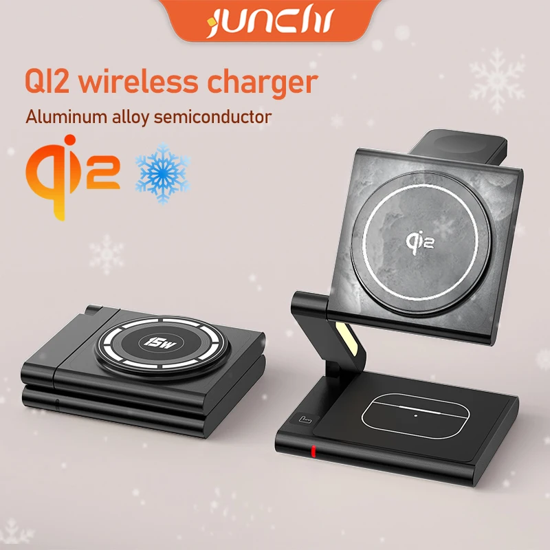 Беспроводное зарядное устройство Qi2 полупроводниковая беспроводная зарядная