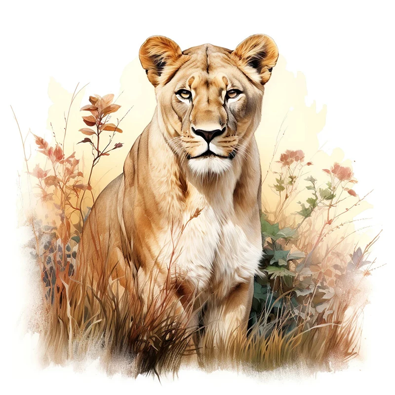 

Водорастворимые наклейки Lioness