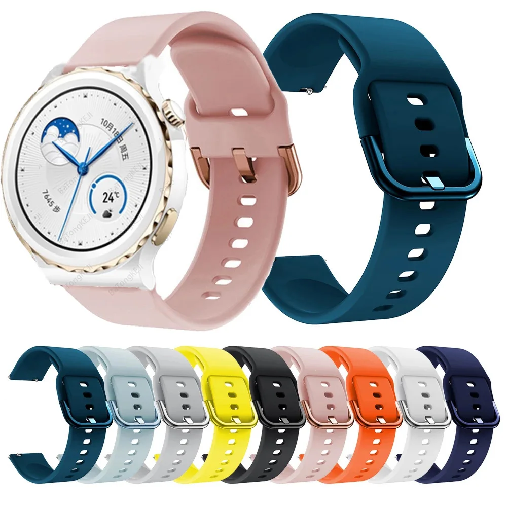 

Ремешок для часов Huawei Watch GT3 GT 3 42 мм 46 мм, силиконовый браслет для Huawei Watch GT 3 Pro GT2 GT3 Pro Runner