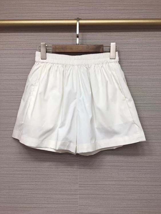 

2022 new women loose elastic all-match wide-leg pants shorts casual pants 514
