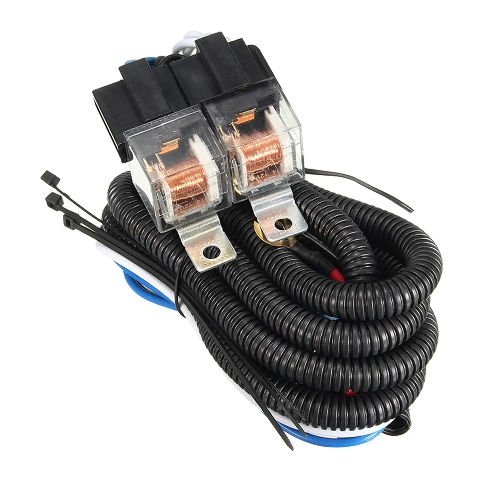 

Automotive H4 Headlight Relay Harness Replace Parts High Quality Ceramic Socket Plug Halogen Lamp Brightening 12V