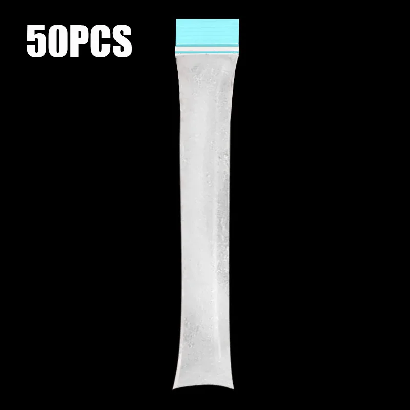 50 шт., прозрачные пакеты для льда, одноразовые пакеты для мороженого для DIY, мороженого, йогурта, летняя вечеринка, форма для трубки льда, кухонные инструменты салфетки для декупажа ассорти летняя вечеринка 12 шт