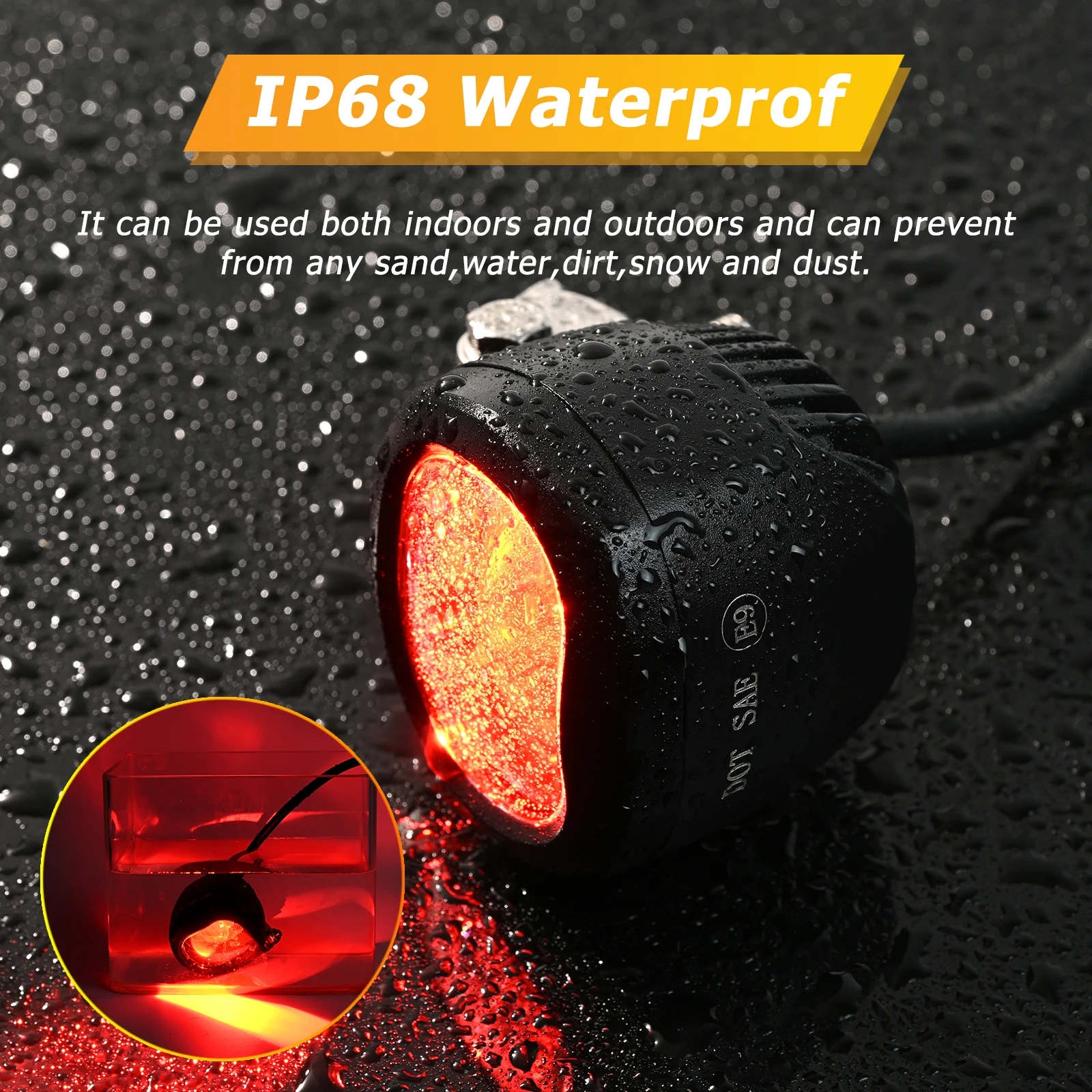 Универсальный мини-светодиодный сигнальный светильник для вилочного погрузчика