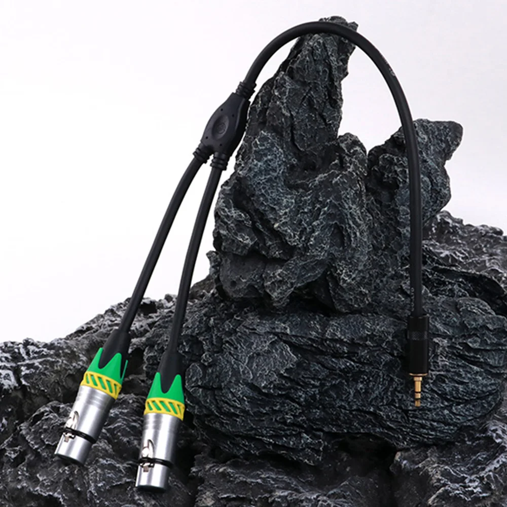Двойной кабель для стереомикрофона XLR-3 5 мм 2 3-контактного разъема XLR Female к 3