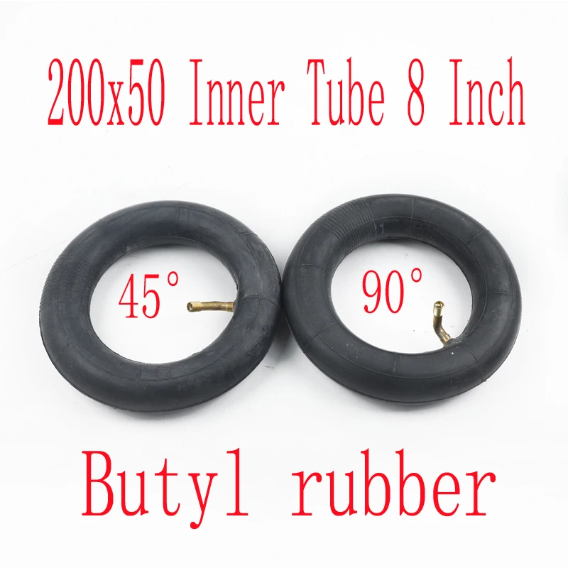 

8 Inch 200x50 Inner Tube Electric Scooter Motorcycle Part 8x2 lnner for Razor Scooter E100 E150 E200 ESpark Crazy Cart Scooters