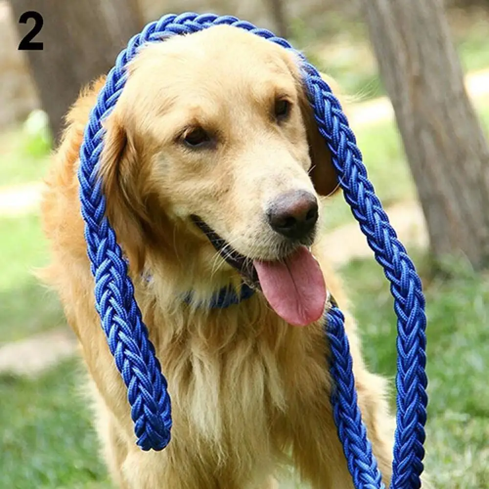 

Durable Leash Traction Rope Nylon 130cm Collar Harness for Medium Large Dog
