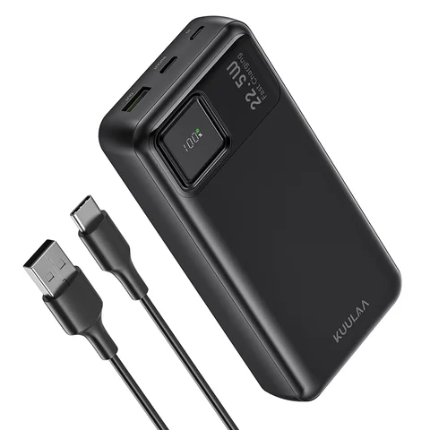 KUULAA Power Bank 20000 мАч Внешний аккумулятор большой емкости 22,5 Вт Портативное зарядное устройство с быстрой зарядкой для iPhone xiaomi poco Powerbank