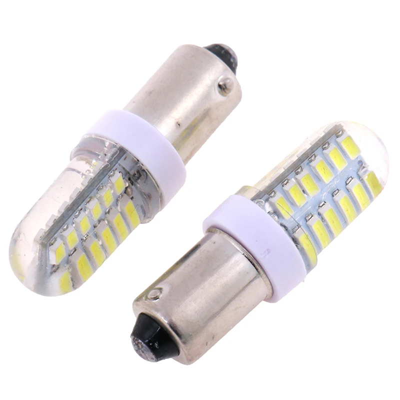 2X BA9S T11 T4W 3014 24smd 12 В светодиодные автомобильные боковые лампы внутренние белые