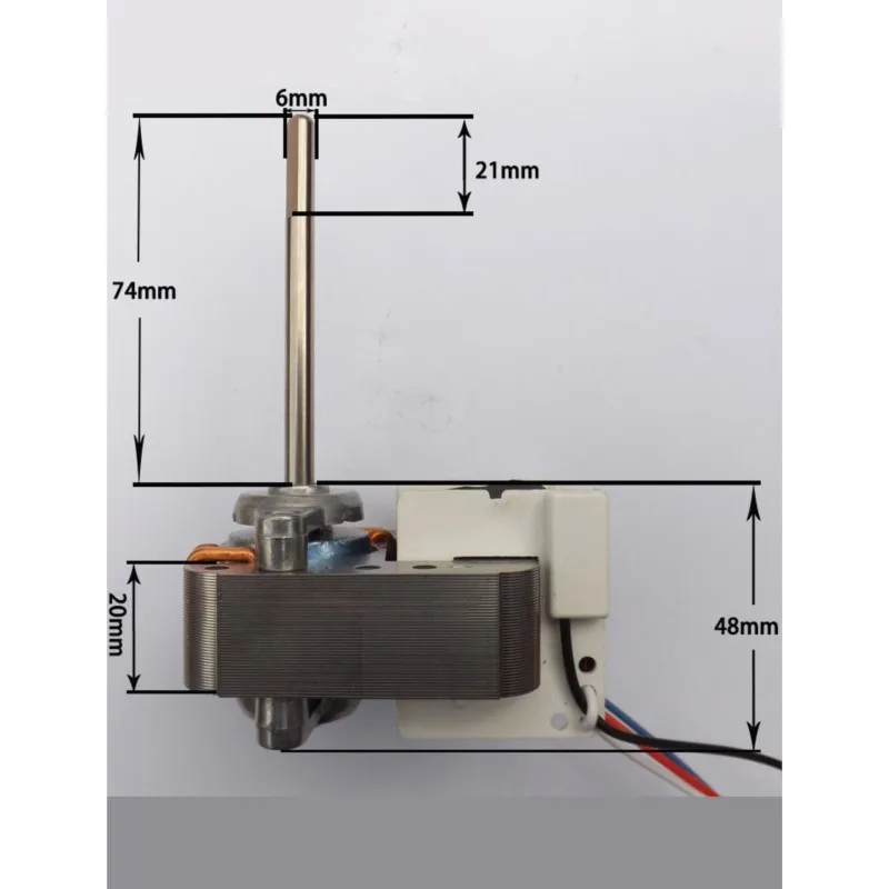 YJ61-20/16 Асинхронный двигатель с крышкой миниатюрный маленький вентилятор