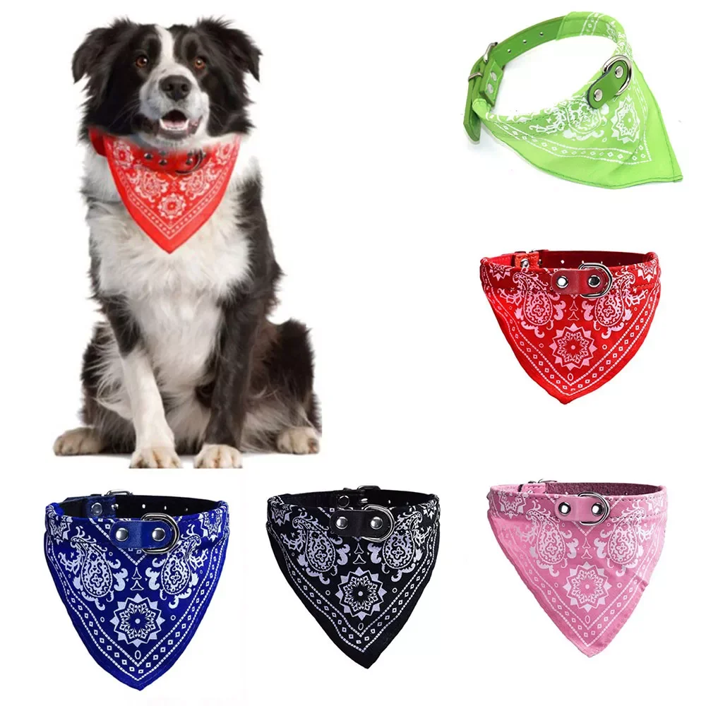 

NEW2022 Pet Scarf Dog Scarf Dog Collar Pet Supplies Puppy Neckerchief Adjustable Pet Dog Cat Neck Bandana Collar Scarf Accessori