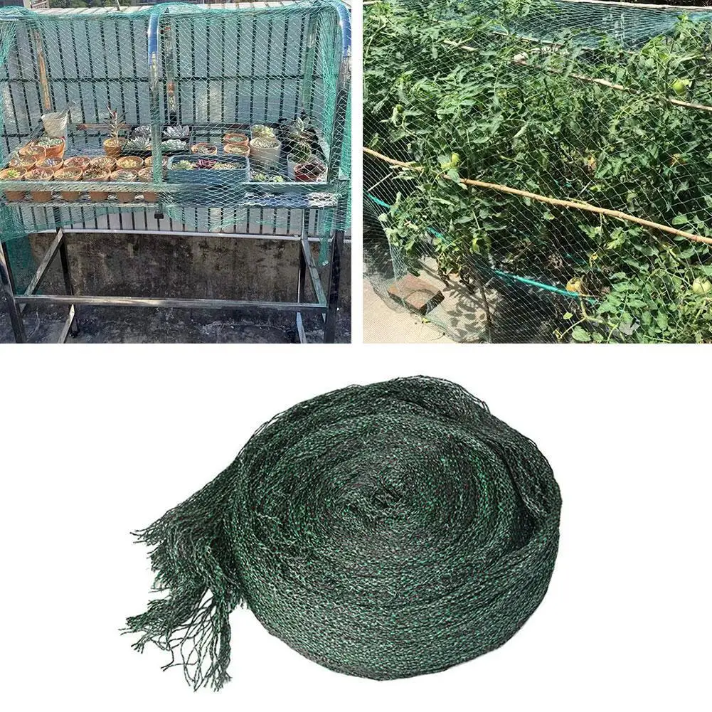

Black Nylon Heavy Duty Anti Bird Net Garden Orchard Super Strong Anti Bird Net Reusable No Protect Flowers Fruits Crops