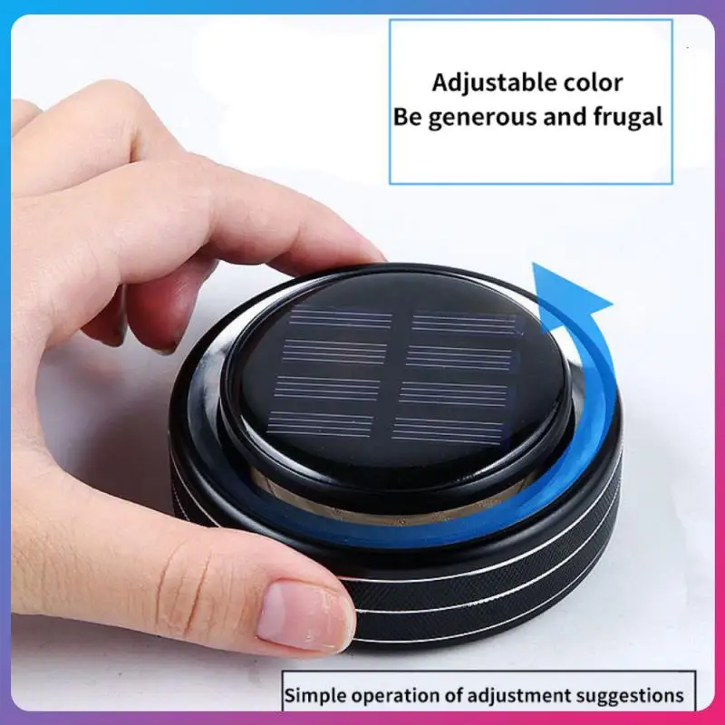 

Универсальный дезодорант для ароматерапии, креативный мягкий ароматизатор для автомобильного сиденья, автомобильные принадлежности, атмосферная лампа на солнечной батарее