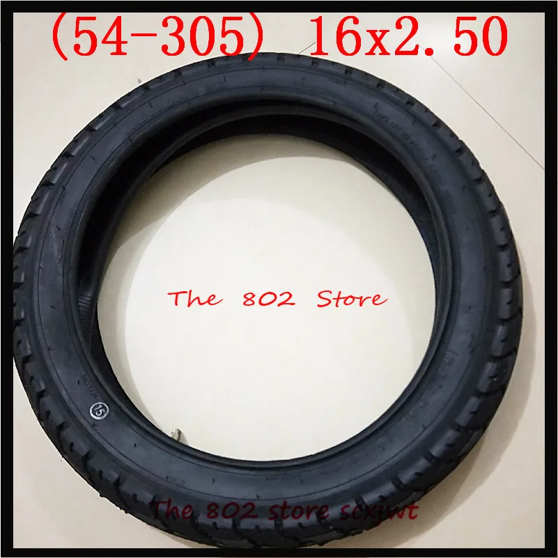 

Good quality 16x2.50( 64-305) tire and inner tube 16*2.50 tyre Fits Kids Bikes Electric Bikes Small BMX and Scooters