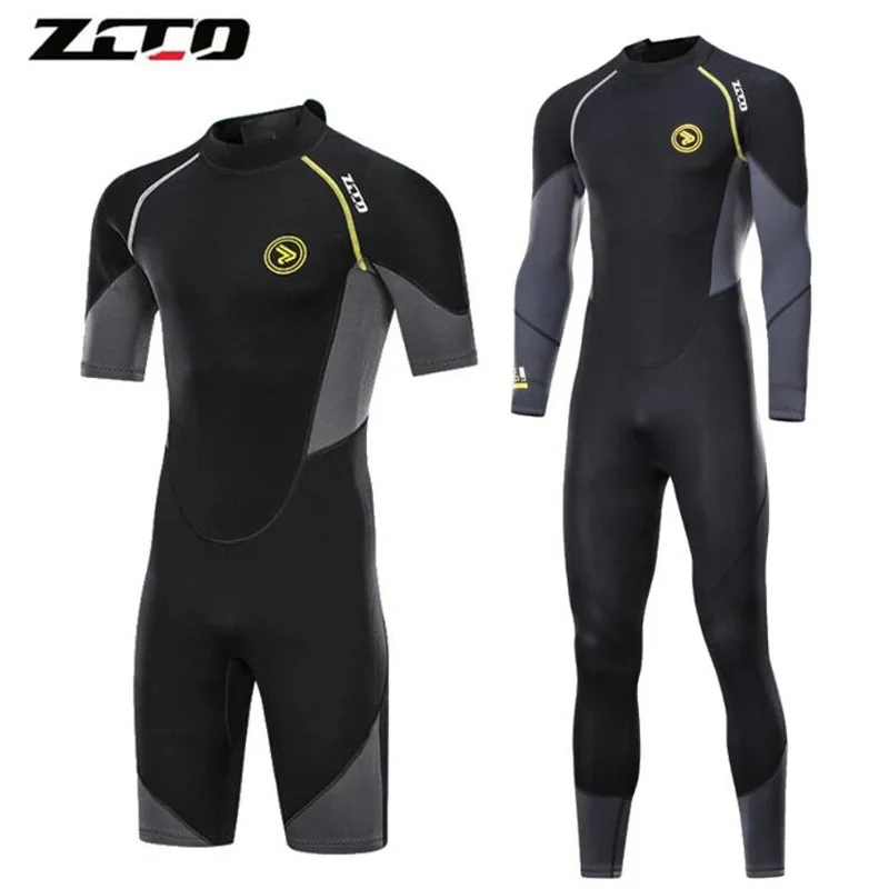 

1.5MM Neoprene Wetsuit Men Diving Suit For Snorkeling Scuba Diving Swimming Kayaking Kite Surfing Full Wetsuit Fleece Lining
