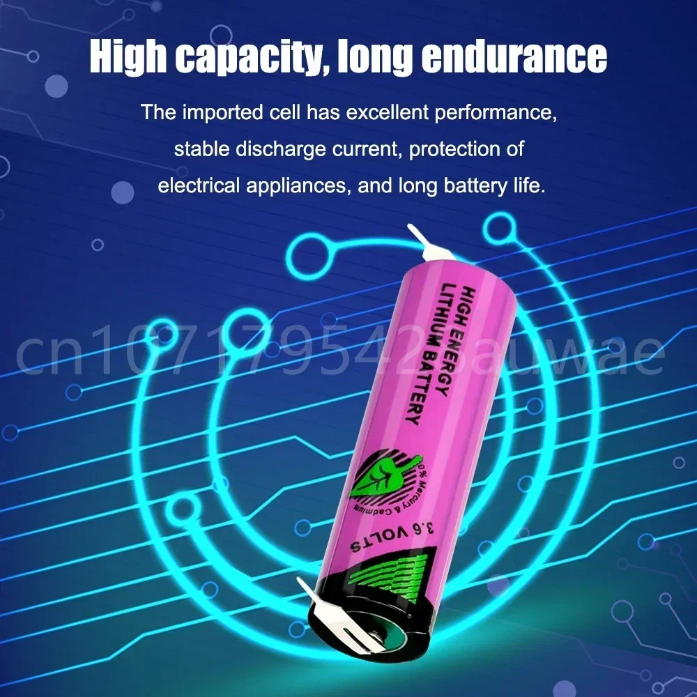 2 шт. 3 6 В ER14505 14500 TL-5903 литиевая батарея с контактами для оборудования ПЛК ЧПУ