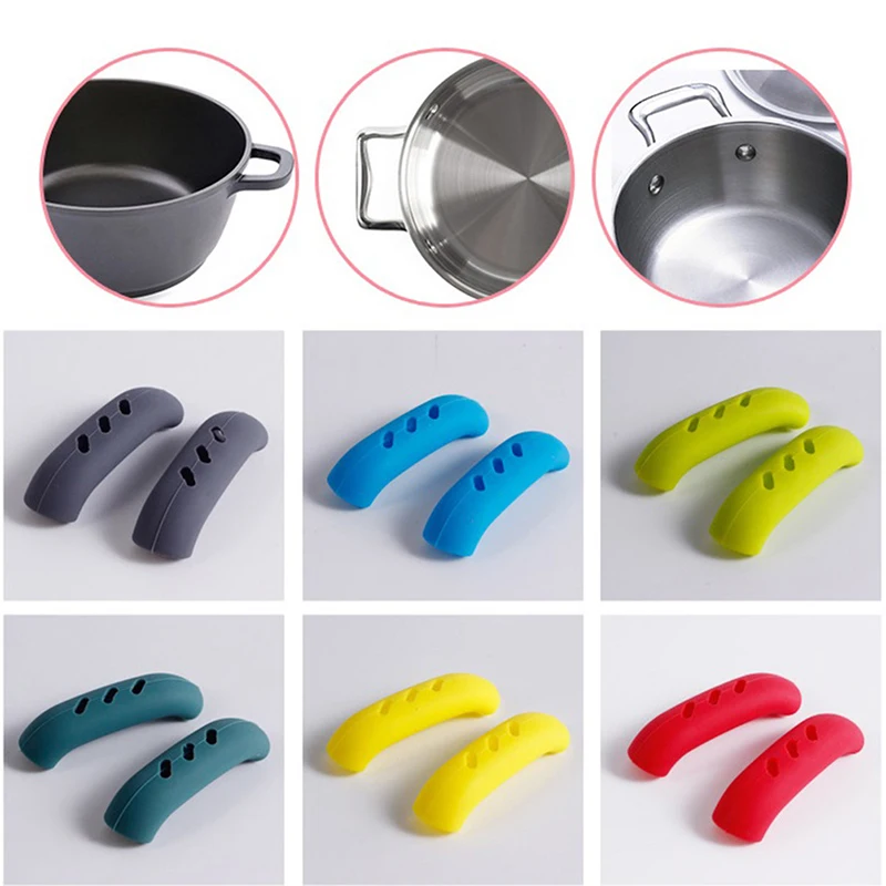 

1Pair Silicone Heat Insulation Oven Mitt Glove Casserole Ear Pan Pot Holder Oven Grip Anti-hot Pot Clip Kitchen Accessories