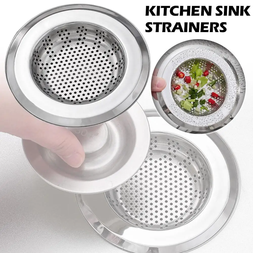 

Kitchen Water Sink Filter Sink Mesh Strainer Kitchen Cover Tool Hair Drain Bathroom Stainless Floor Stopper Catche Steel Sh G4h2