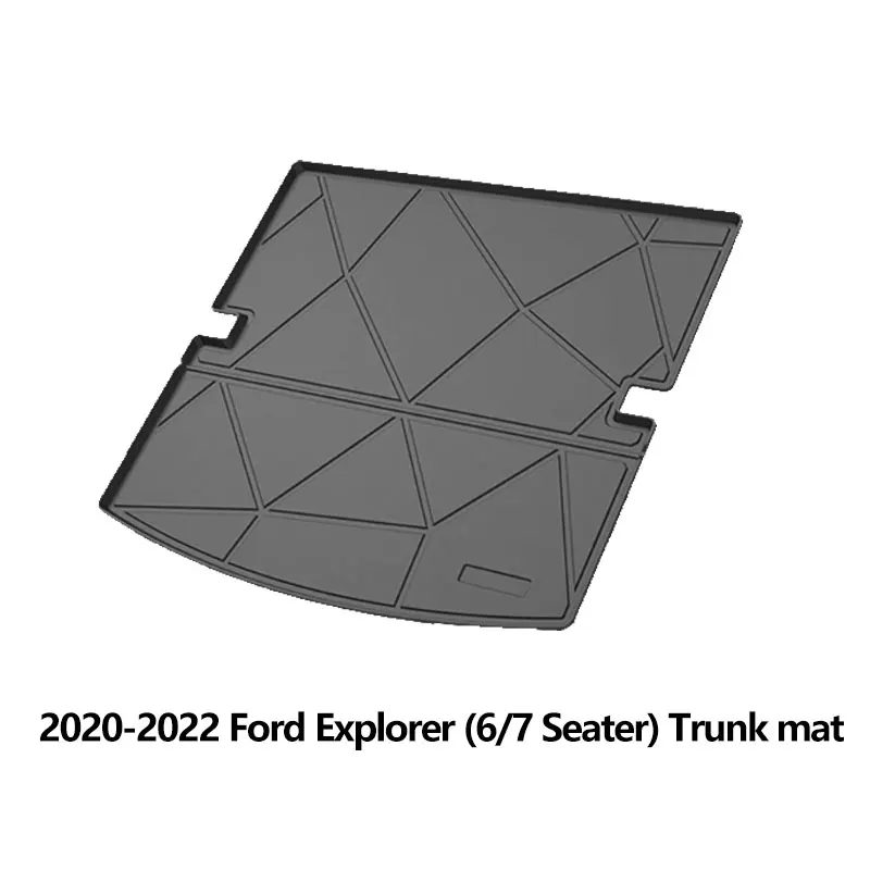 

Для Ford Explorer U625 G6 2020-2025 автомобильные коврики всепогодные коврики для ног без запаха водонепроницаемый коврик для лотка аксессуары для интерьера
