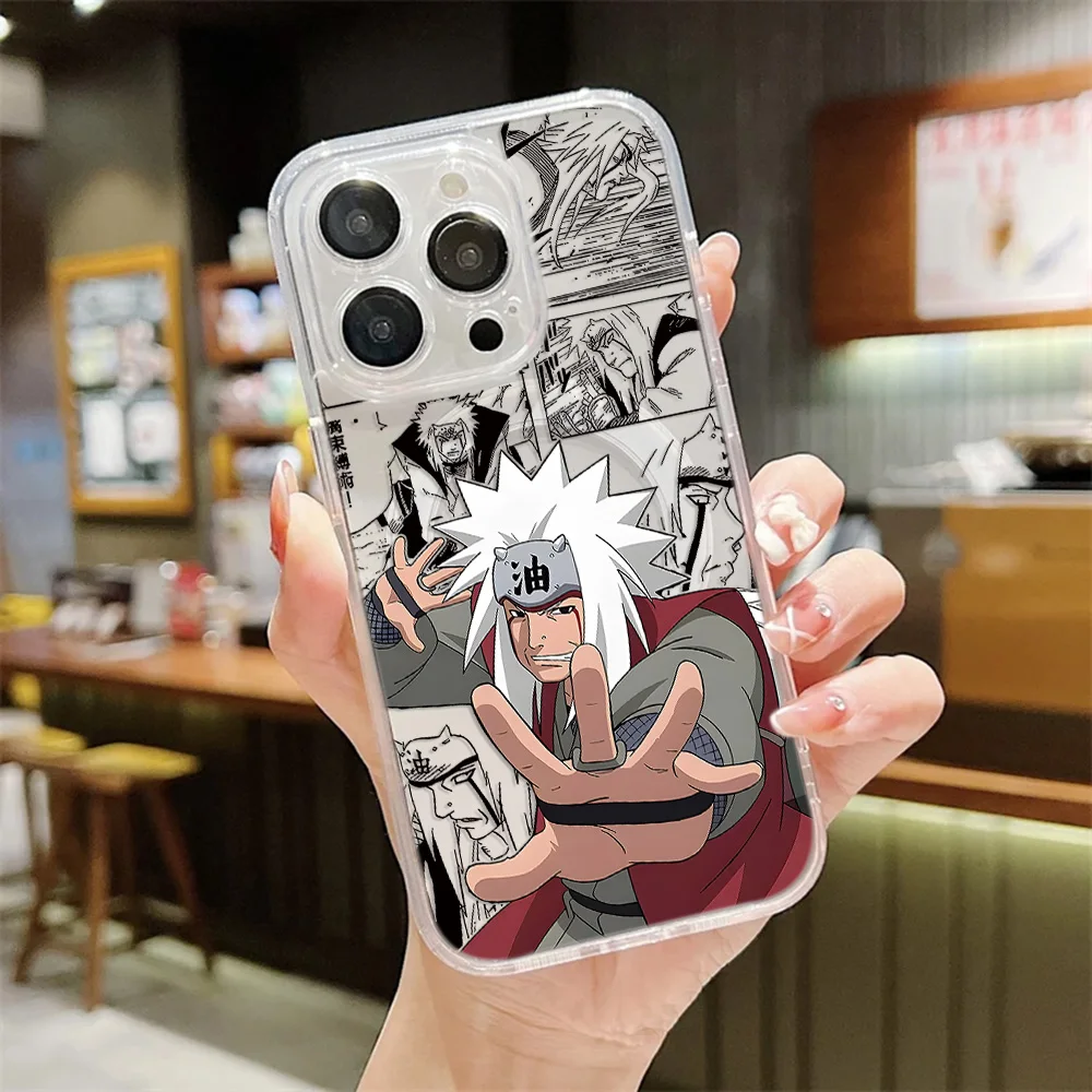 Фото Японский магнитный чехол HotAnime для телефонов Samsung Galaxy S26 S25 S24 S23 S22 S21 S20 FE Edge Plus Ultra 5G с изображением Наруто, прозрачный TPU-чехол №4
