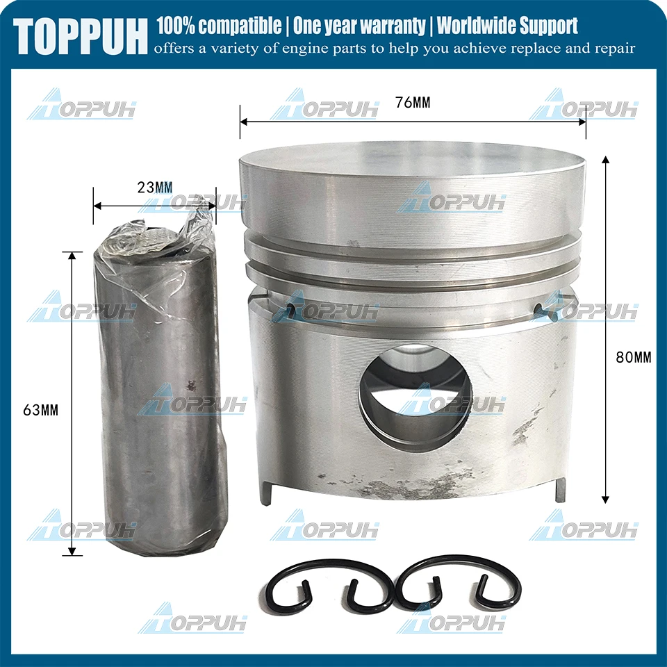 Комплект для ремонта капитального Z650 прокладка поршневого кольца трактора Kubota