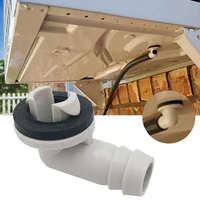 plastic air conditioner ac drain hose connector elbow fitting with rubber ring