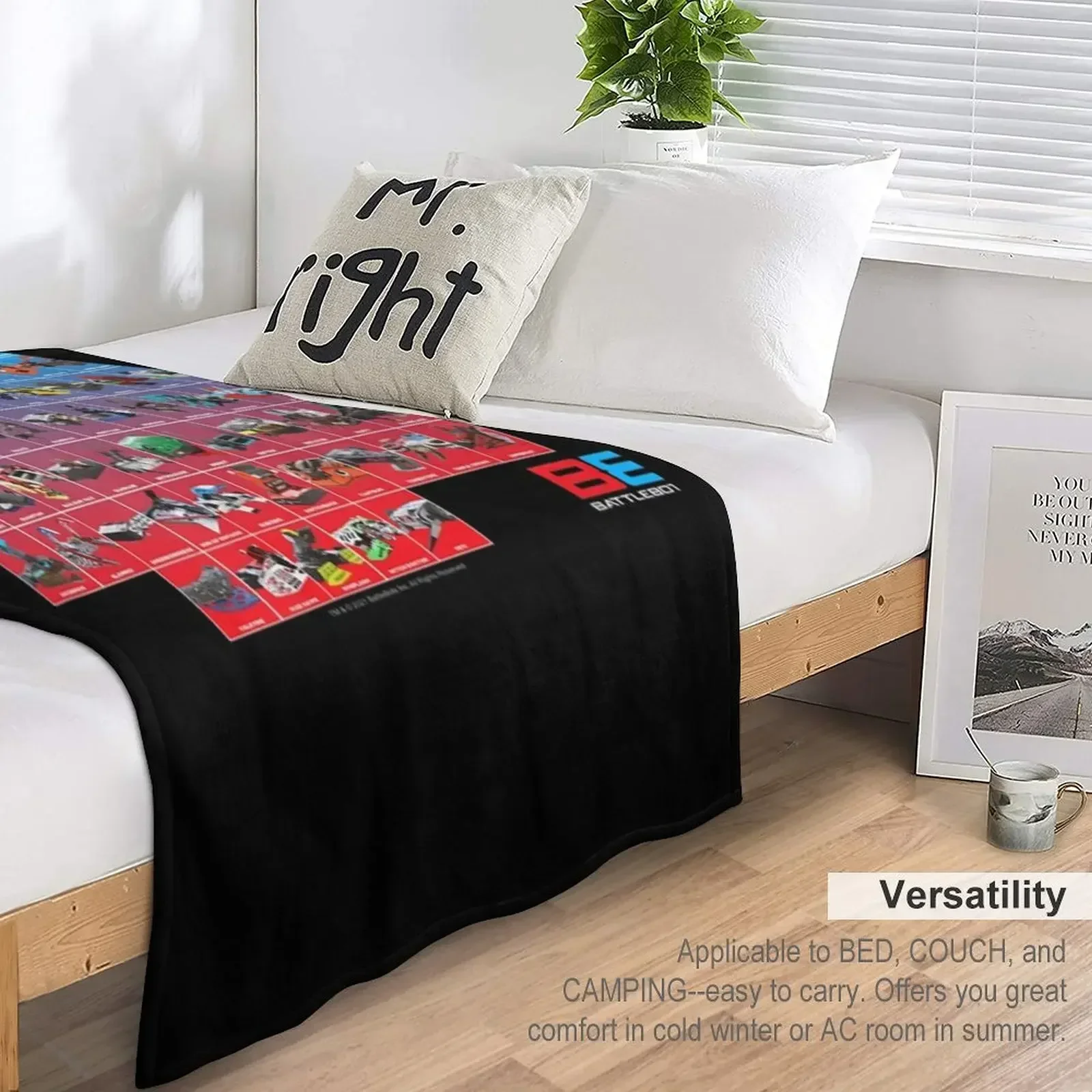 Роботы Battlebot Робототехника Логотип Battlebots Дизайн Скидка Dres Пледы Одеяло Диван