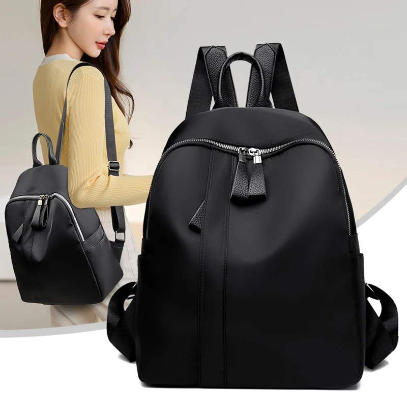 Плечо 2024 новая корейская версия маленький рюкзак из ткани Оксфорд для женщин