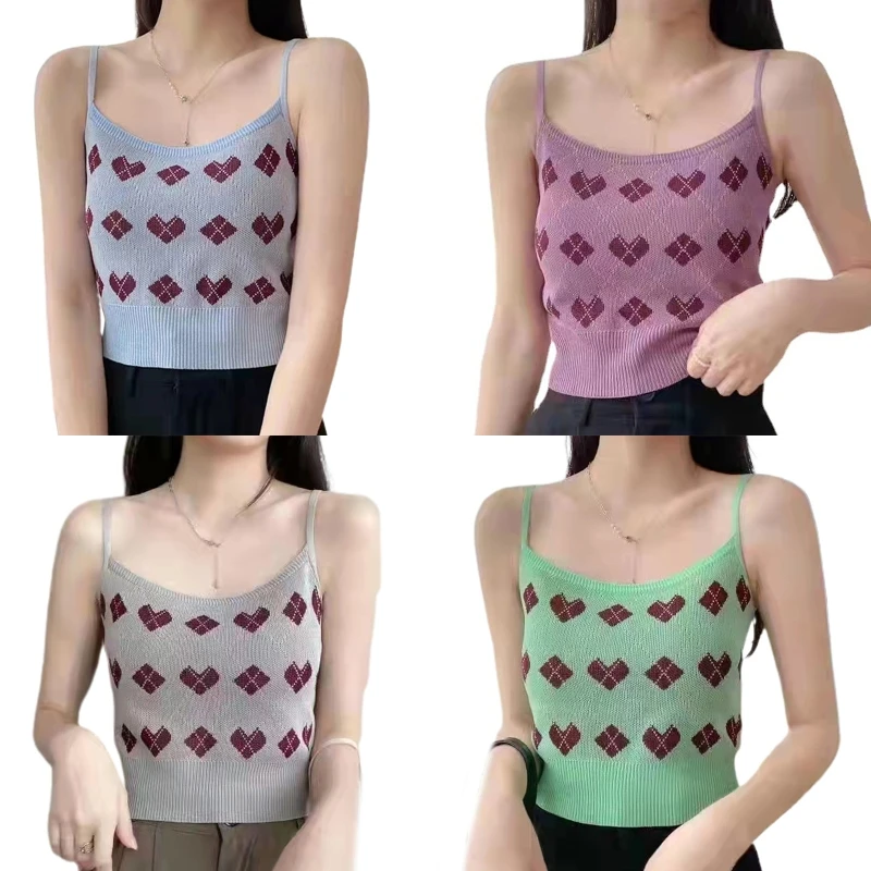 

Женский винтажный тонкий свитер без рукавов