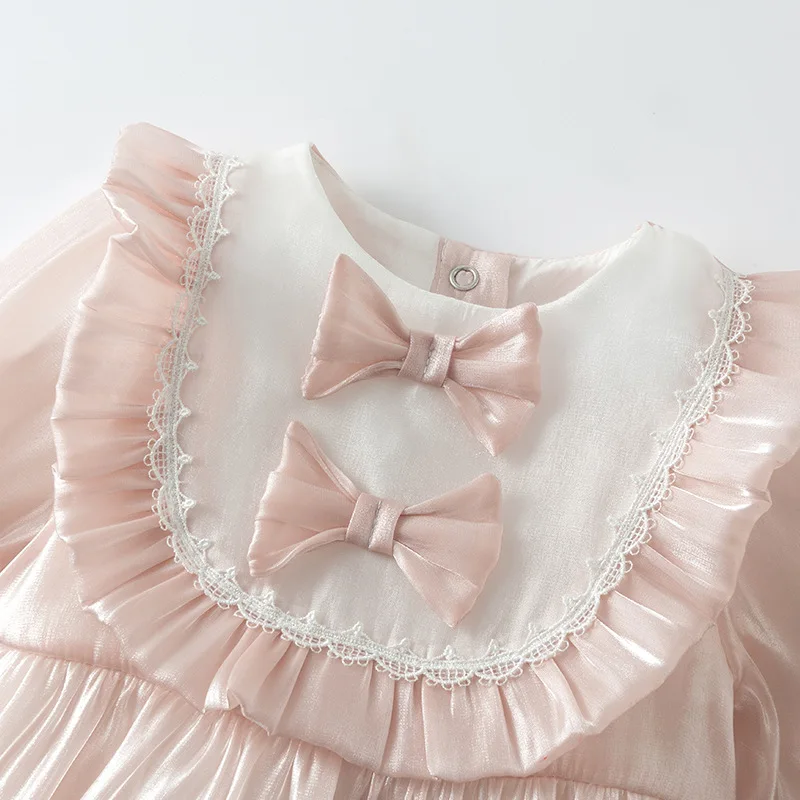 Newborn jumpsuit 2022 spring new baby baby bag fart clothes outing clothes princess romper romper