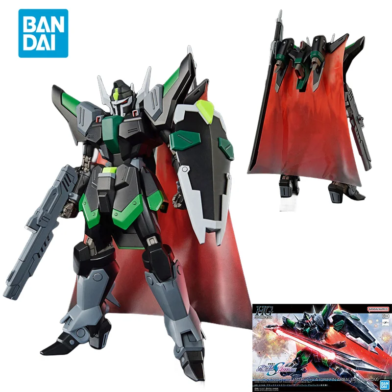 Прямая доставка Bandai оригинальная аниме-коллекционная модель GUNDAM HGCE черная рись