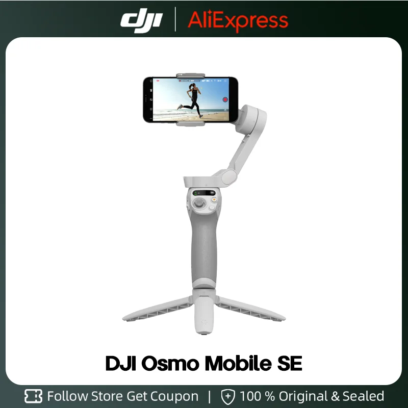 

DJI Osmo Mobile SE 3-осевая стабилизация ActiveTrack 5,0 портативные и складные простые туториалы и один касание редактирование оригинал
