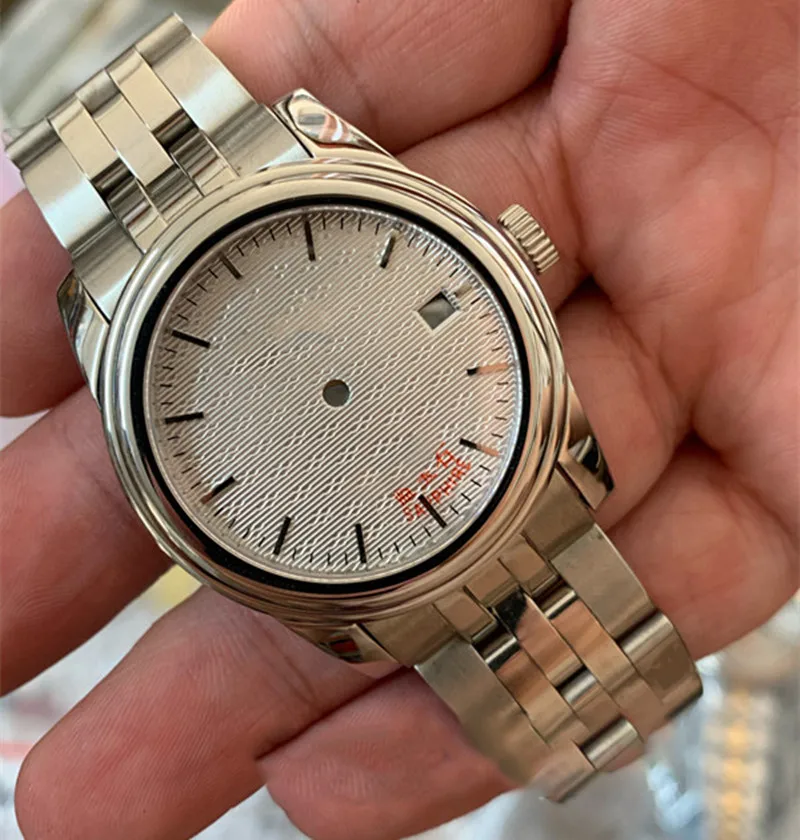 

36mm Watch Accessories Watch Case for 2824 2836 2834 2846 8200 Movement Sapphire Glass Stainless Steel Men's DIY Case Set