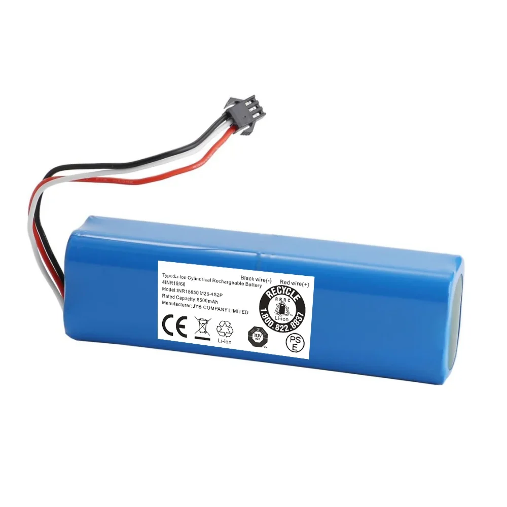 Фото Аккумулятор Li-Ion 14.4V 6500mAh для роботов-пылесосов AIRROBO T9 T10 T20, Honiture Q6 Pro, Ultenic T10, Zoozee Z50 Z70, Coredy L900, Onson J30 №5