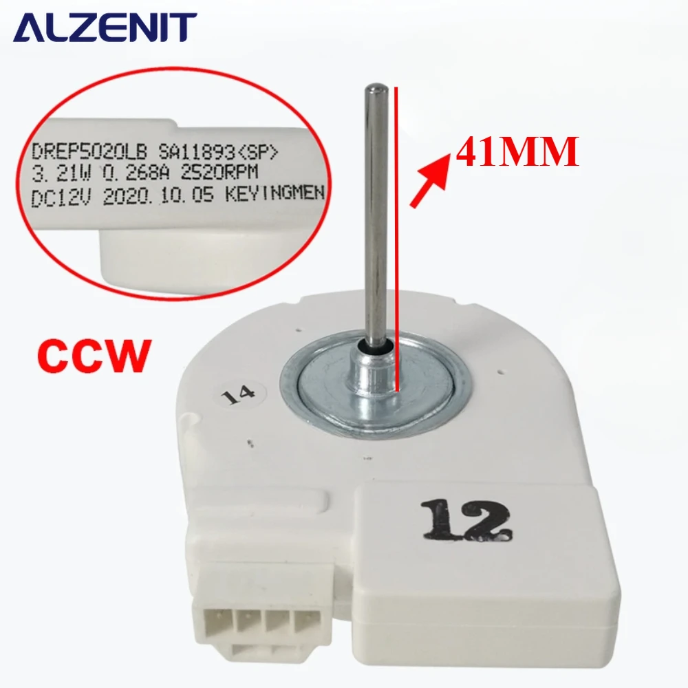 

Новый двигатель охлаждающего вентилятора для холодильника Samsung DREP5020LB, охлаждение постоянного тока 3,21 Вт, 0,268 А, 2520 об/мин, 12 В постоянного тока, детали радиатора и морозильной камеры