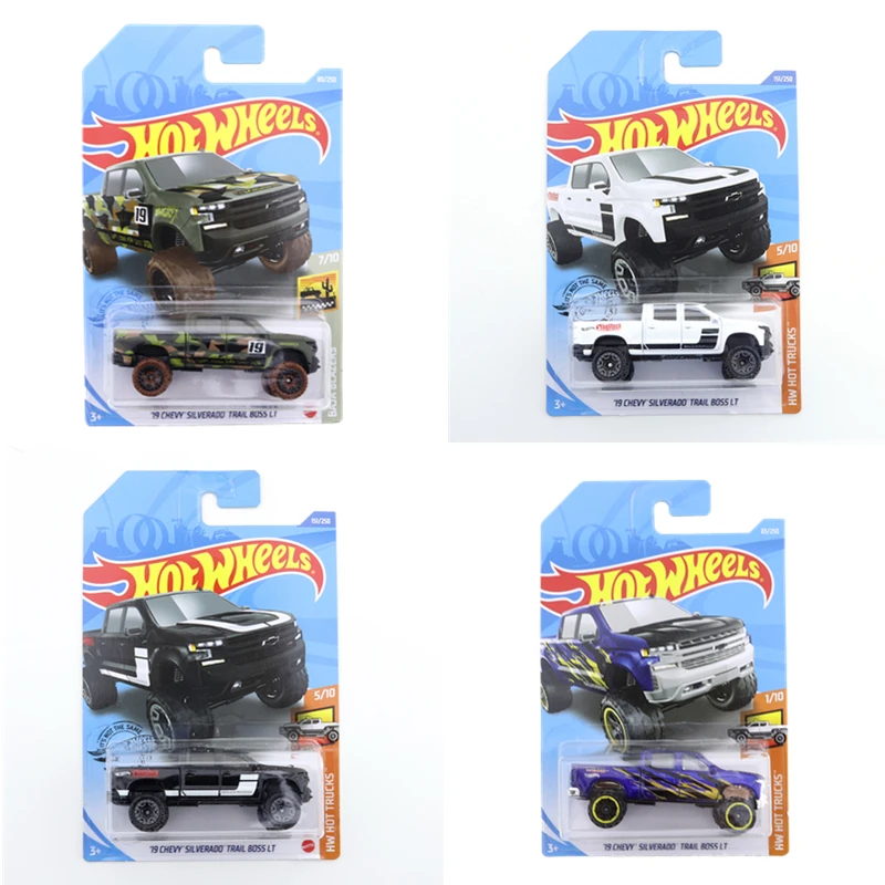 

2020-151 2022-53 Hot Wheels Mini Alloy Coupe 19 CHEVY SILVERADO TRAIL BOSS LT 1/64 Metal Diecast Model Car Kids Toys Gift