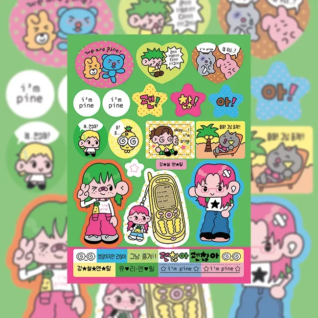 

Ежедневные наклейки с персонажами