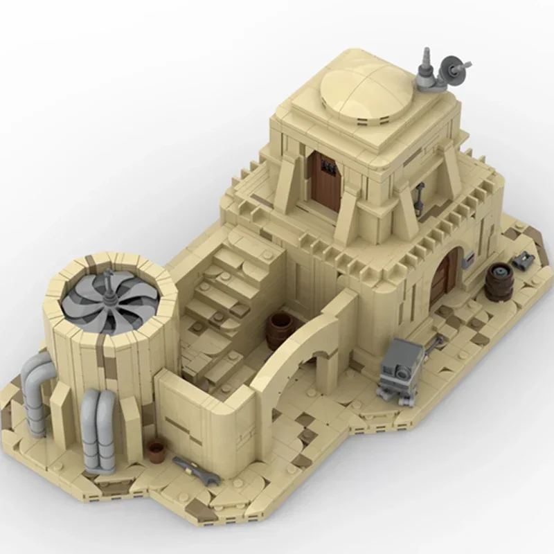 Moc строительные кирпичи звездная модель фильма Battlefront 2 бытовая хижина технология