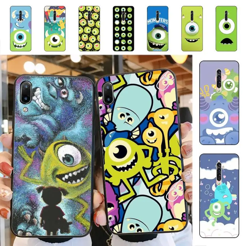 

Disney Mr.Q Mike Anime Phone Case for Vivo Y91C Y11 17 19 17 67 81 Oppo A9 2020 Realme c3