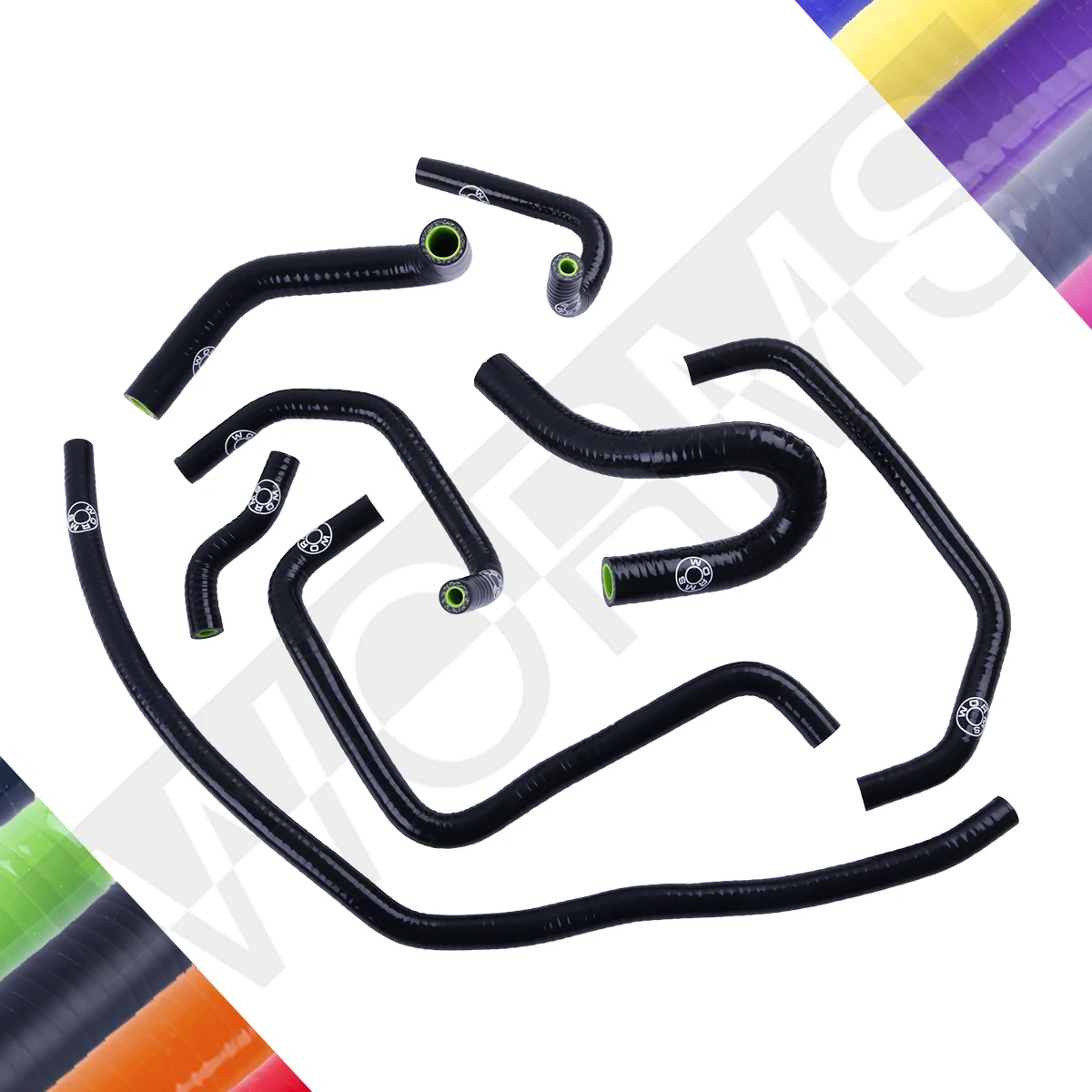 

For 1999-2005 Mazda Miata MX5 MX-5 NB MK2 1.6L Silicone Coolant Radiator Ancillary Hose Pipe Kit