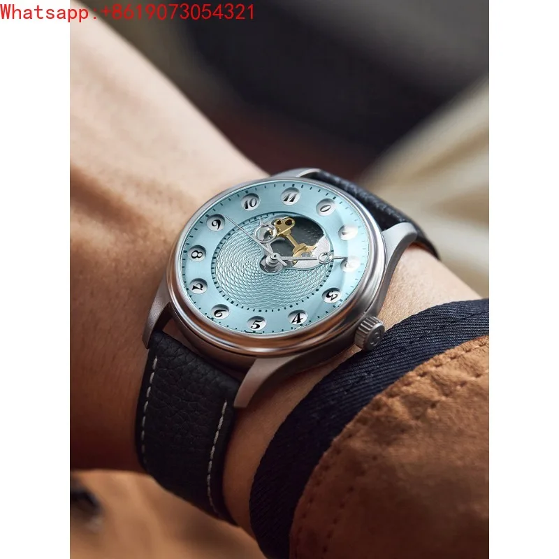Фото Винтажные часы серии Aodu Time Gate от Great Qin Empire OLTO · 8, с 24-часовым отображением времени, полностью автоматические механические часы №4