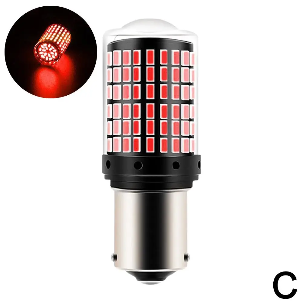 Автомобильный светодиодный указатель поворота стоп-сигнал 12-24 В 1156 144SMD лампа