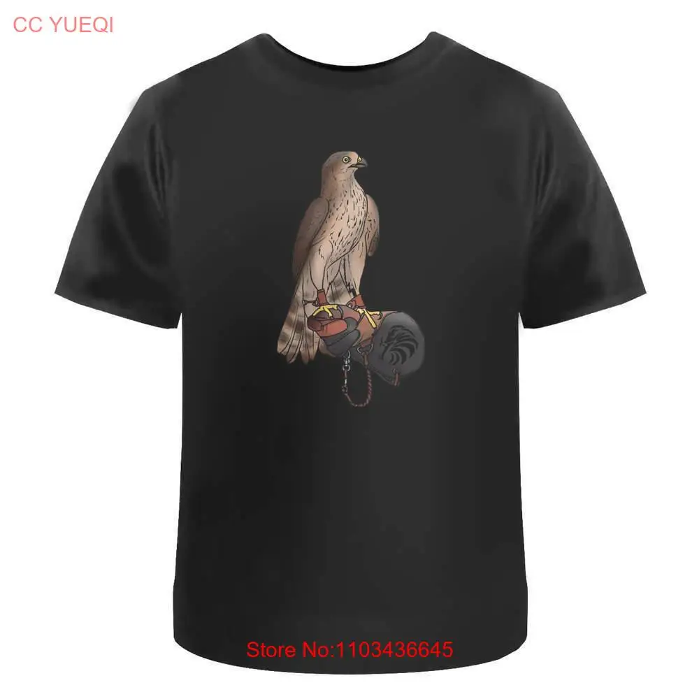 Мужские/женские хлопковые футболки falconry' (TA036653)