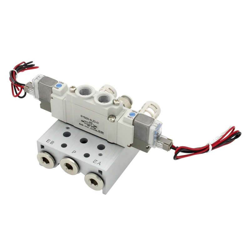 Серия SS5Y5-20 5-портовый корпус электромагнитного клапана Портовый коллектор для