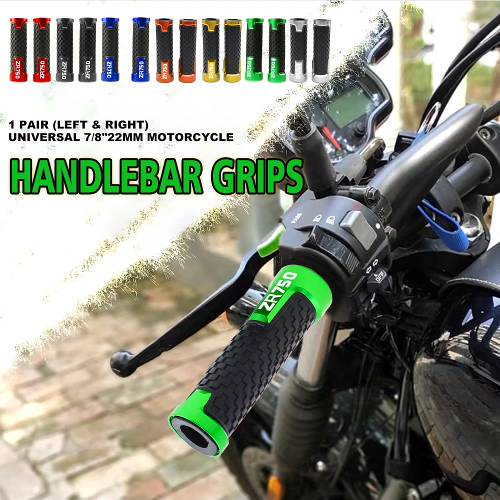 

For KAWASAKI Motorcycle Handle Bar ZR750 1990-1996 ZR 750 1995 1994 1993 1992 1991 7/8'' 22mm Accessories Handle bar Grips